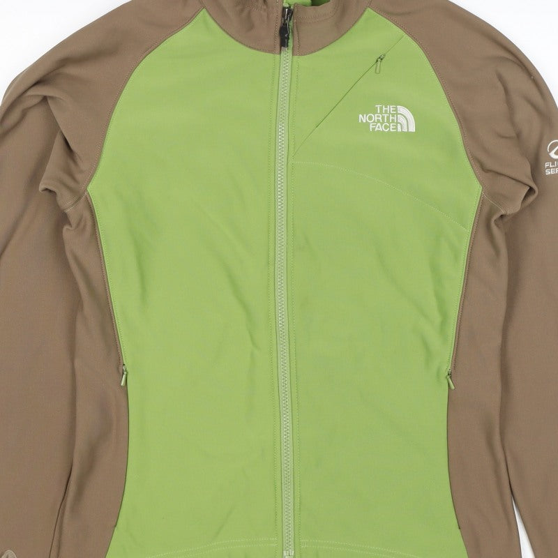 The North Face Women’s S Green Brown Flight Series Softshell Jacket