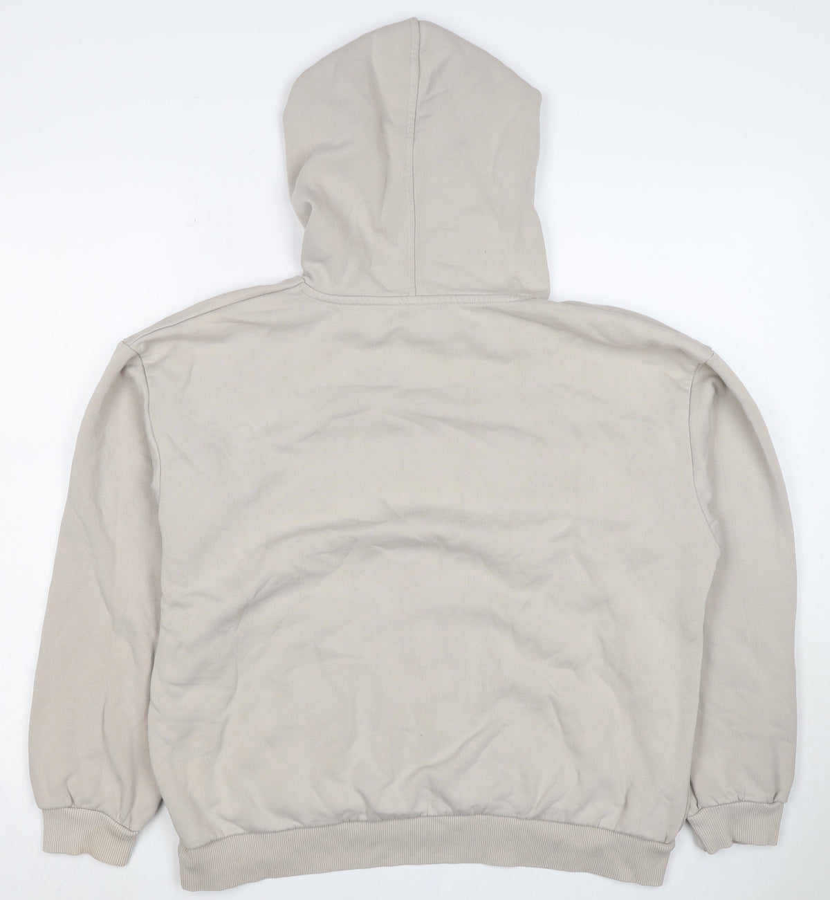Penti Women Beige M/L Pullover Fleece Hoodie Kangaroo Pocket