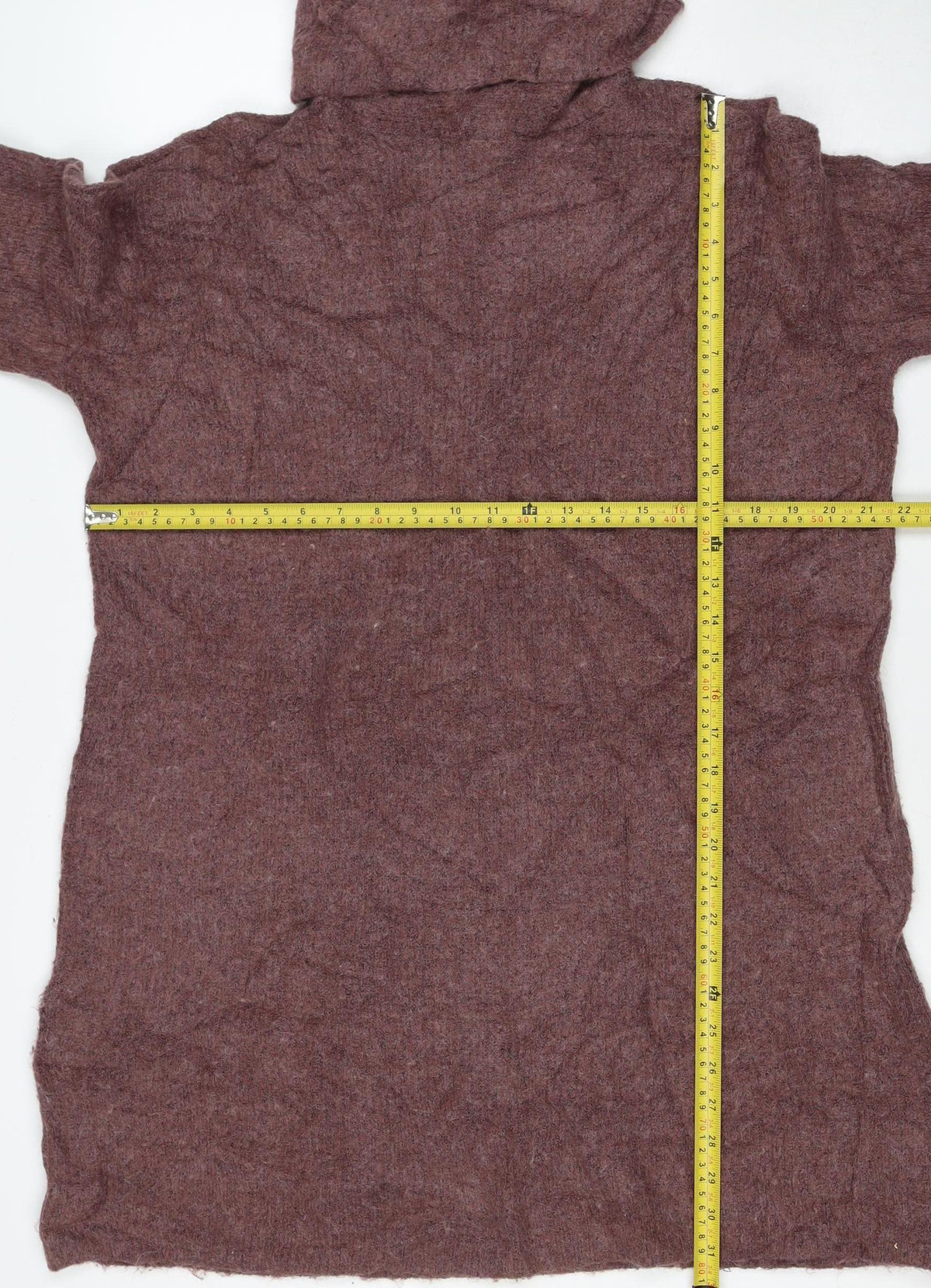 ONLY Women’s Brown Marl Roll Neck Knit Pullover Jumper Size S