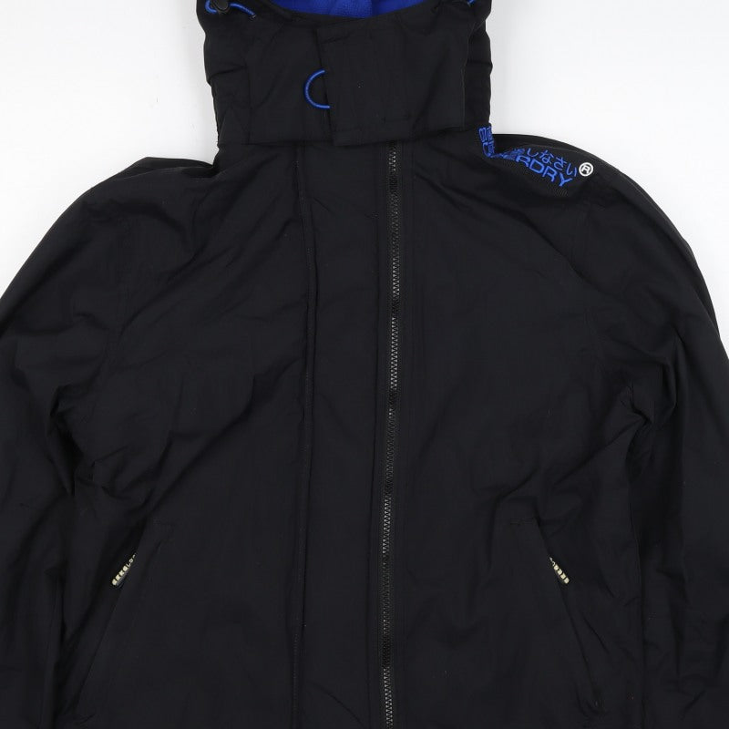 Superdry Men’s Black S Original Windcheater Hooded Jacket