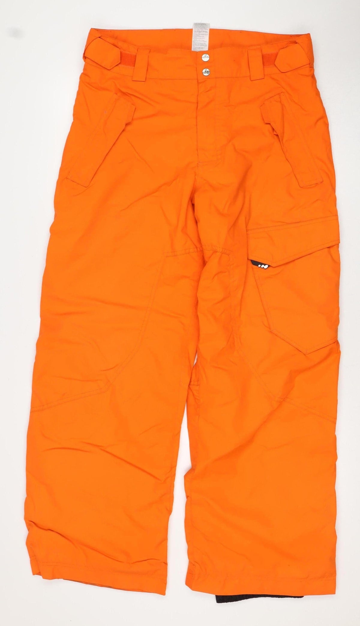 Wedze Men's Orange M Waterproof Insulated Snow Pants Ski Trousers