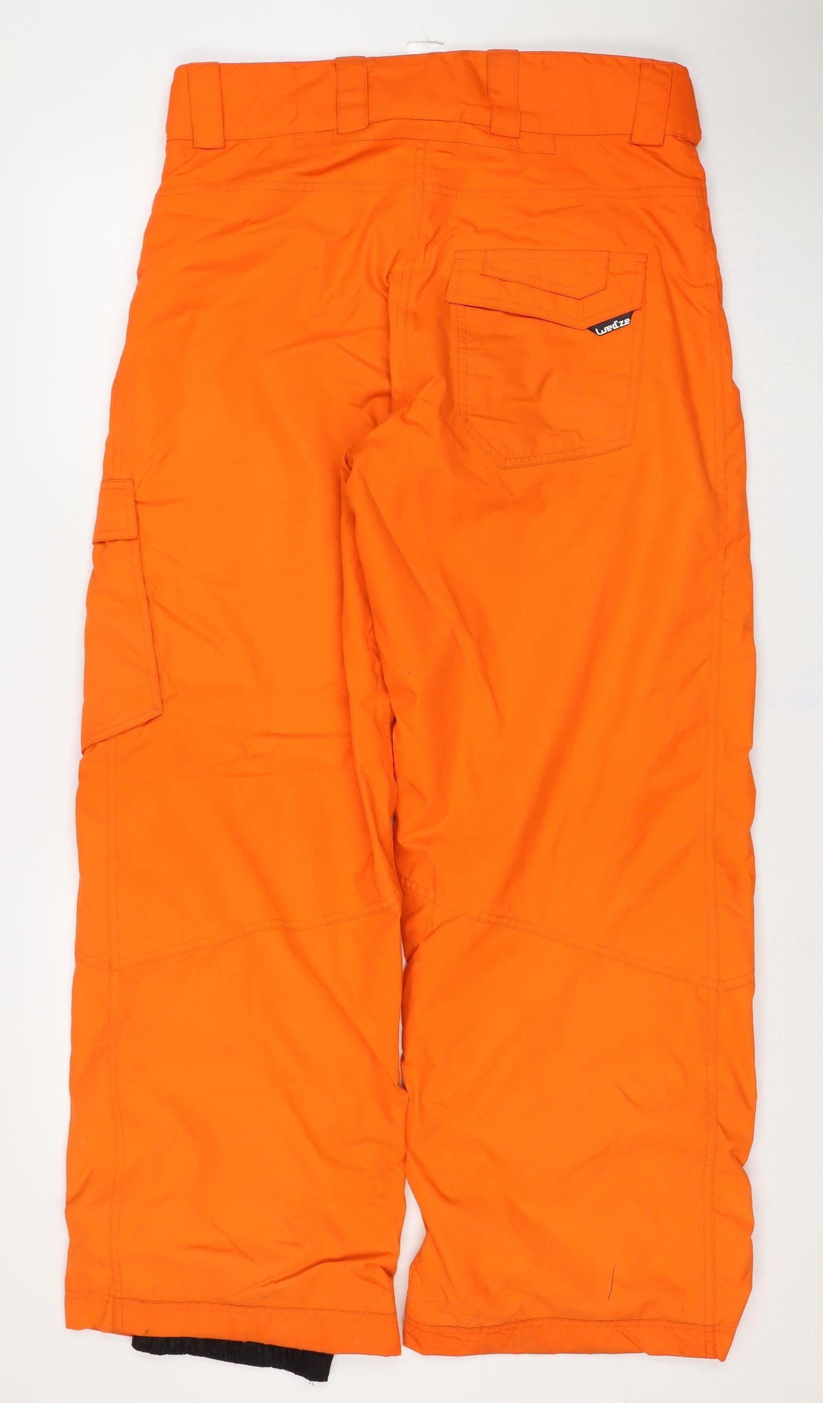 Wedze Men's Orange M Waterproof Insulated Snow Pants Ski Trousers