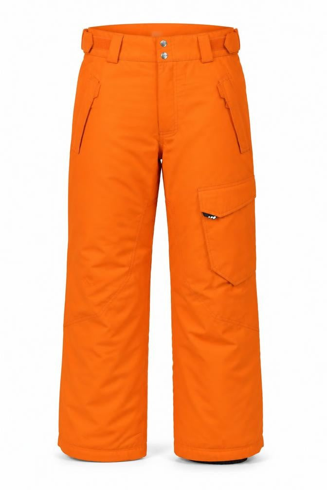 Wedze Men's Orange M Waterproof Insulated Snow Pants Ski Trousers