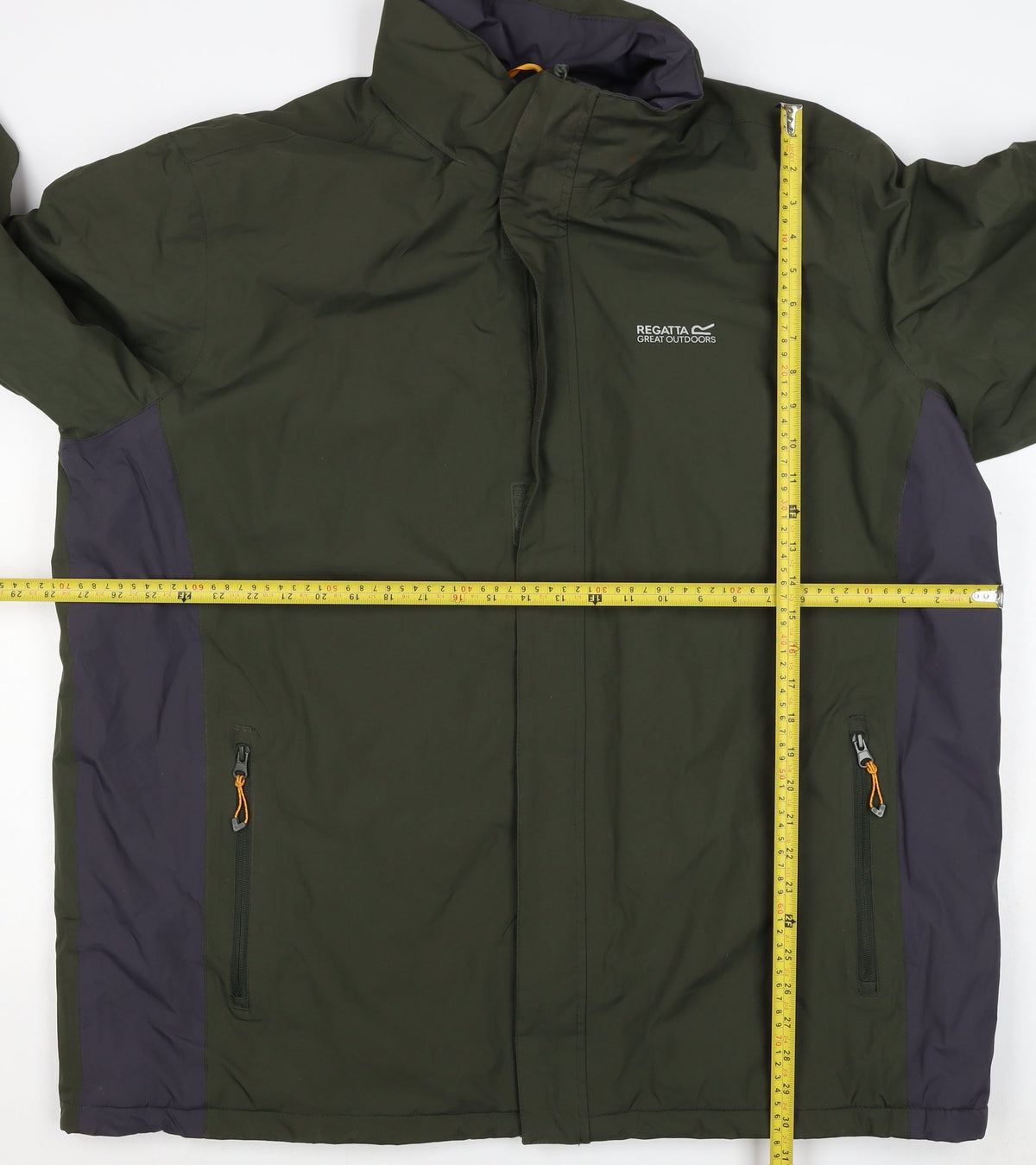 Regatta Men Green XL Hydrafot Waterproof Rain Jacket Outdoor