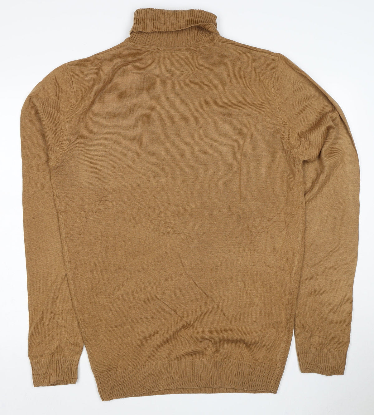 Soulstar Unisex Adults Brown XL Roll Neck Knit Pullover Jumper