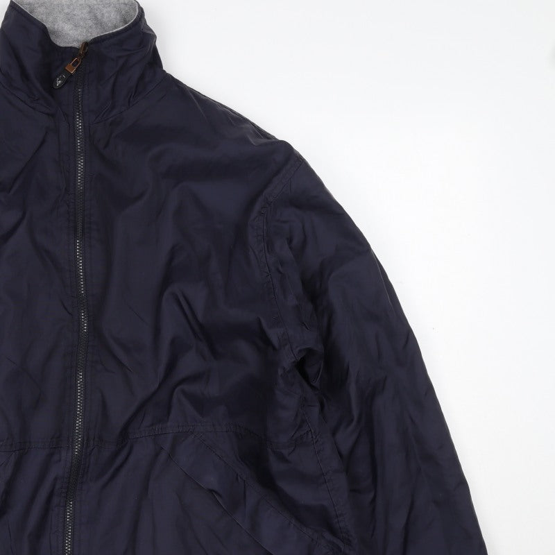 Switcher Men’s Blue M Windbreaker Full Zip Fleece Lined Jacket