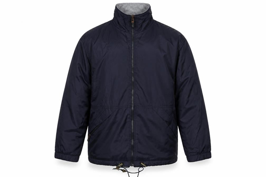 Switcher Men’s Blue M Windbreaker Full Zip Fleece Lined Jacket