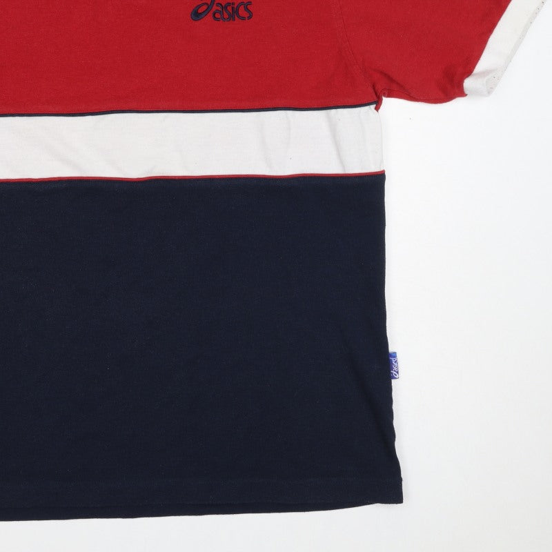 Asics Men’s Multicoloured L Colourblock Short Sleeve Polo Shirt