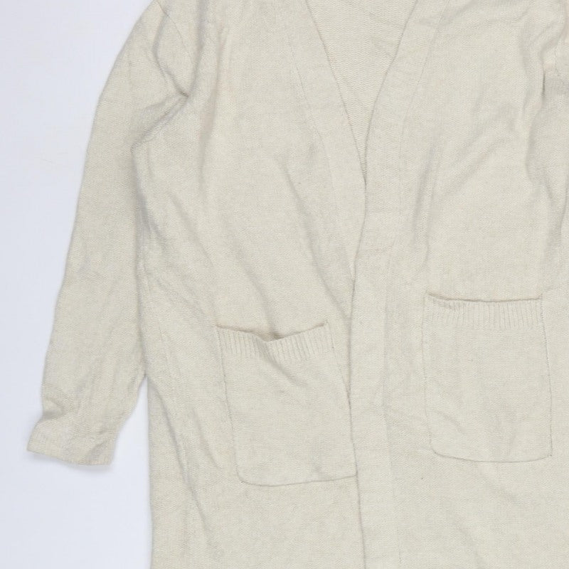 Sloe Joes Joe Browns Women’s Ivory Longline Open Cardigan UK 14