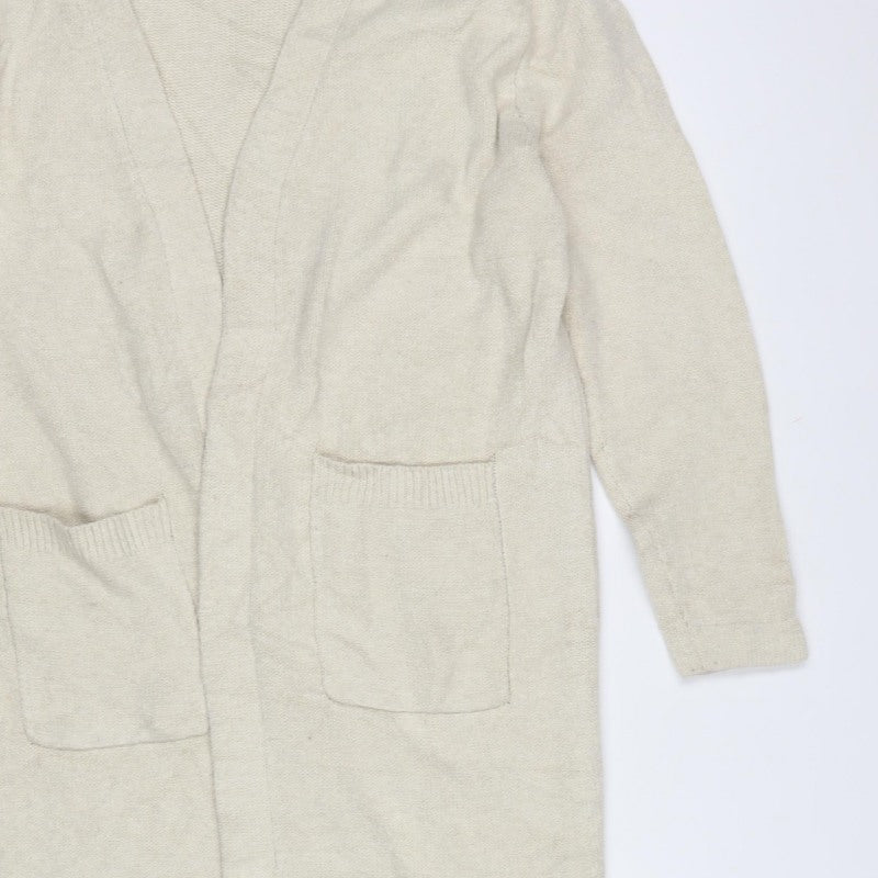 Sloe Joes Joe Browns Women’s Ivory Longline Open Cardigan UK 14