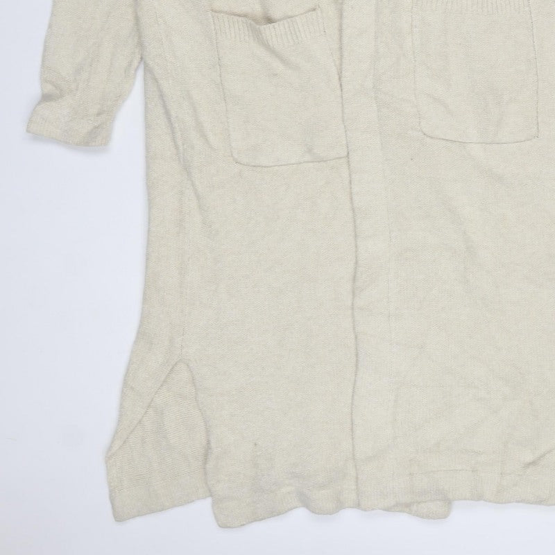 Sloe Joes Joe Browns Women’s Ivory Longline Open Cardigan UK 14