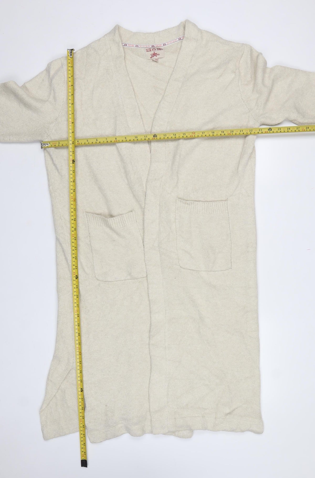 Sloe Joes Joe Browns Women’s Ivory Longline Open Cardigan UK 14