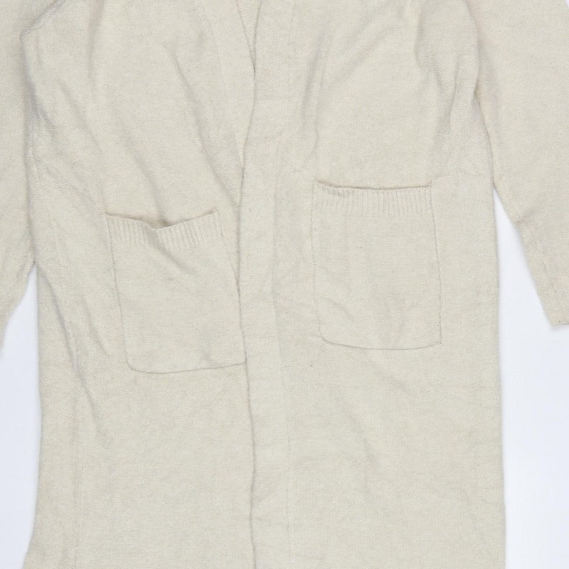 Sloe Joes Joe Browns Women’s Ivory Longline Open Cardigan UK 14