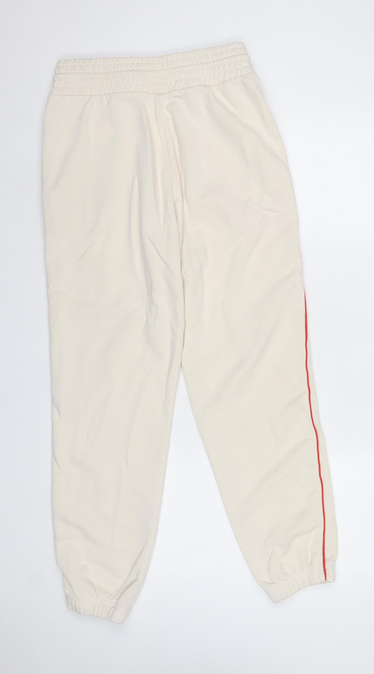 adidas Women’s Ivory UK 14 Jogger Trousers Logo Piped Cuffed