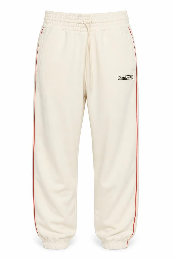 adidas Women’s Ivory UK 14 Jogger Trousers Logo Piped Cuffed