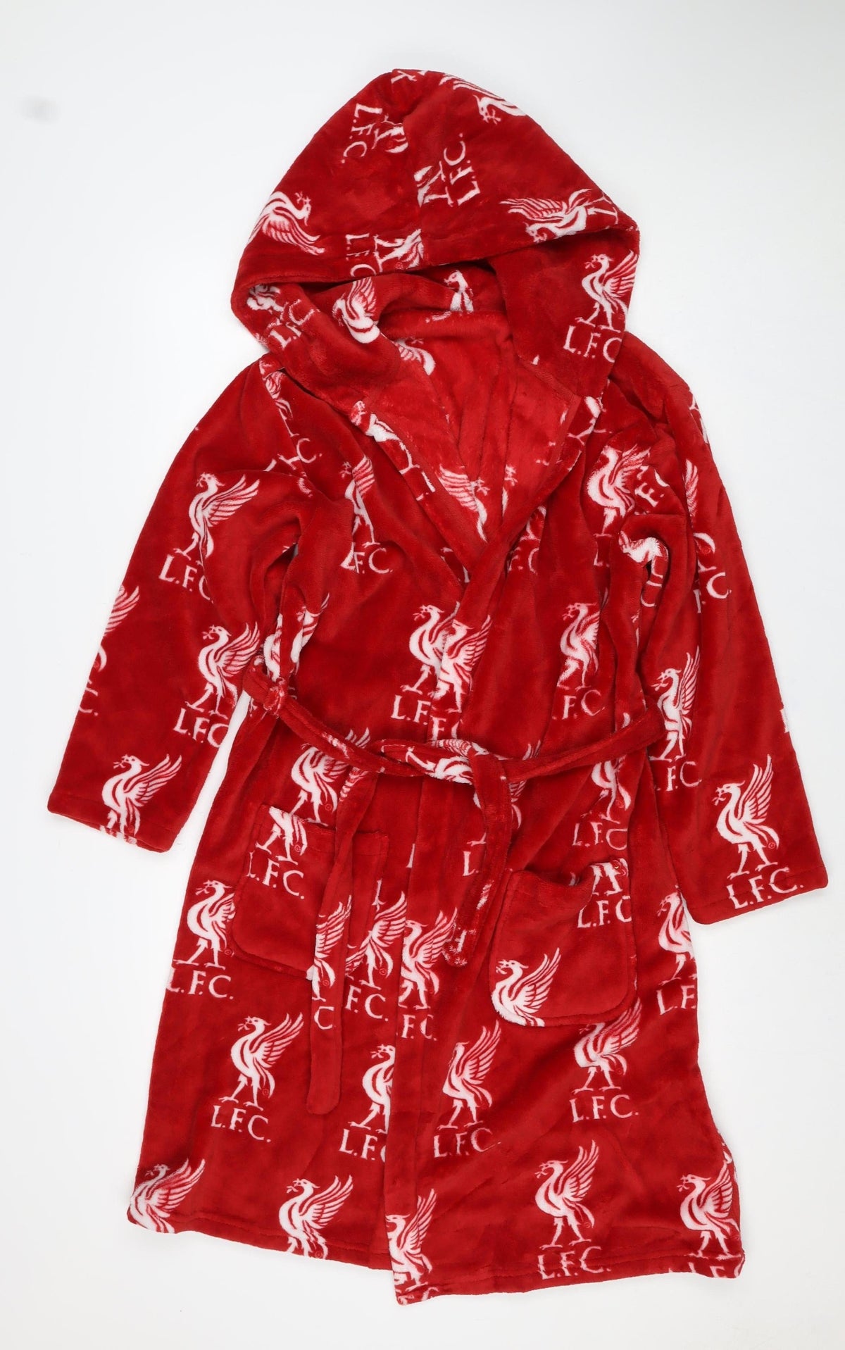 Marks and Spencer Boys Red 13-14 Years Liverpool FC Fleece Robe