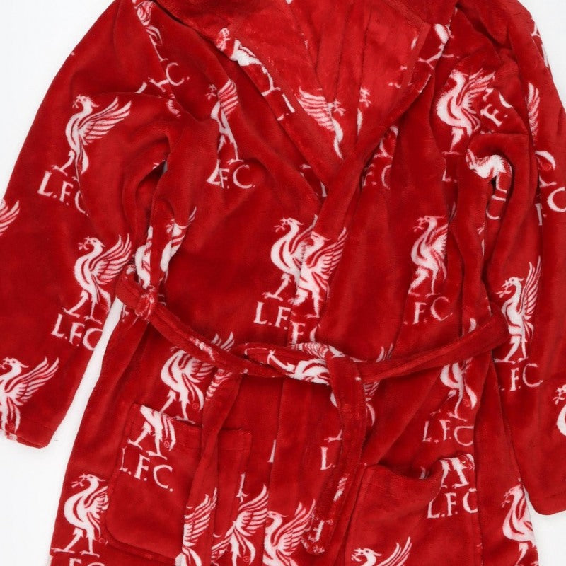 Marks and Spencer Boys Red 13-14 Years Liverpool FC Fleece Robe