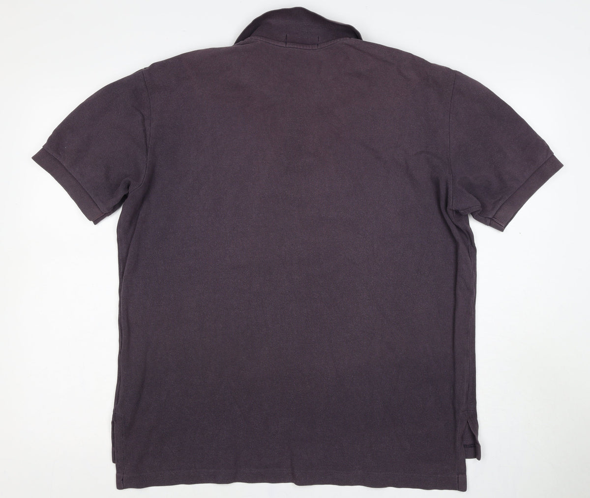 Polo Ralph Lauren Men's Purple L Classic Cotton Piqué Pocket Polo