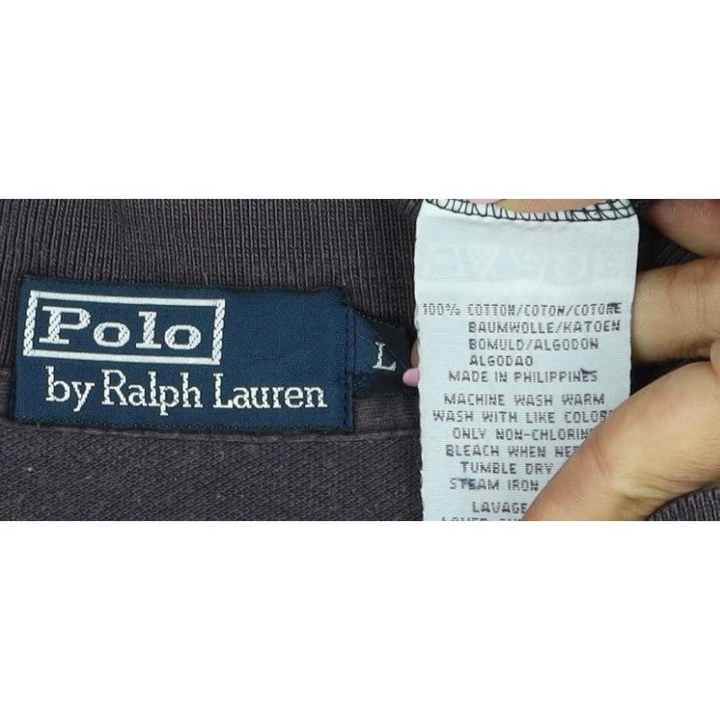 Polo Ralph Lauren Men's Purple L Classic Cotton Piqué Pocket Polo