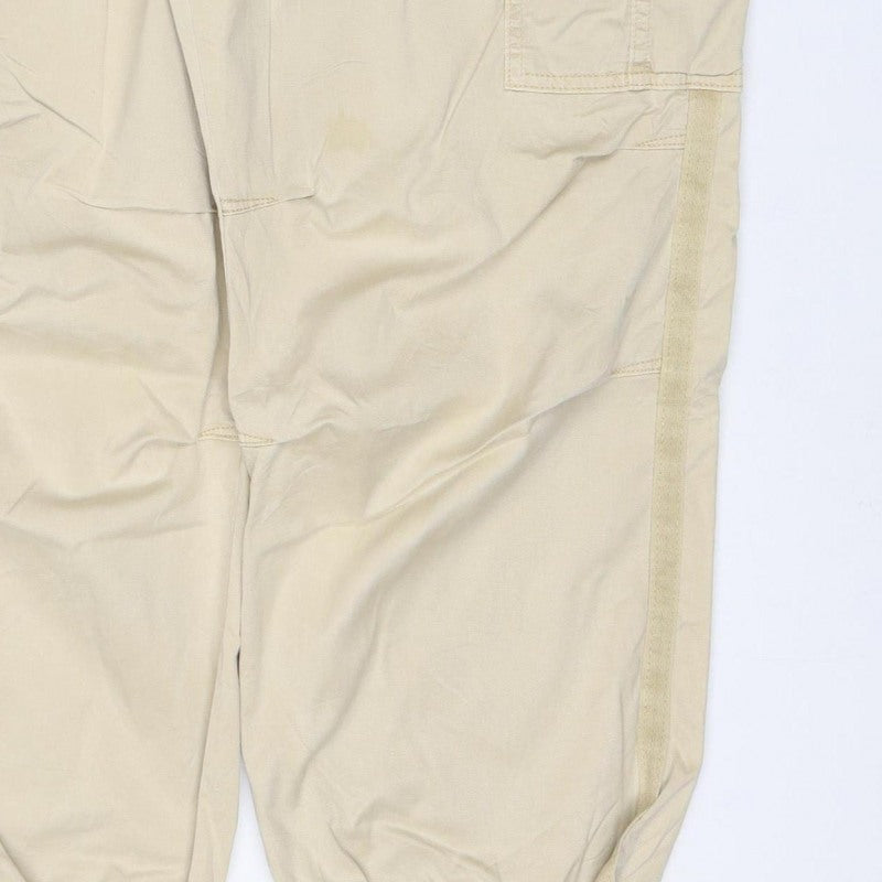 Marks & Spencer Women Beige Size 16 Short Cargo Trousers Pockets
