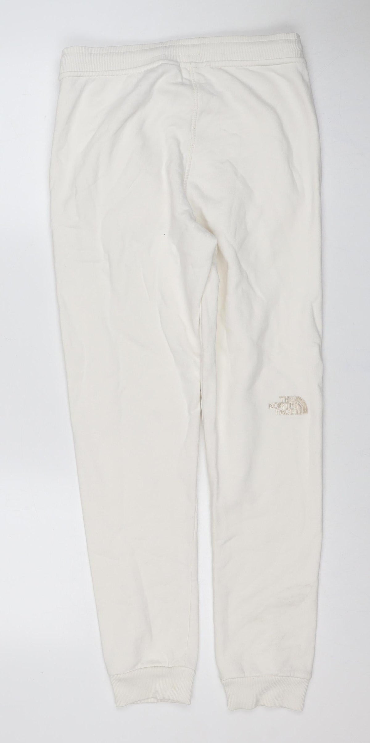 The North Face Girls White L Jogger Sweatpants Zip Pockets