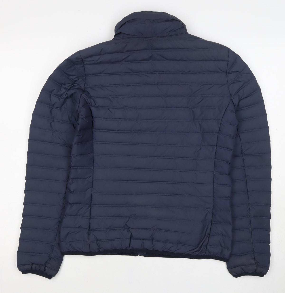 adidas Women’s Blue S Puffer Jacket Quilted Down Full Zip