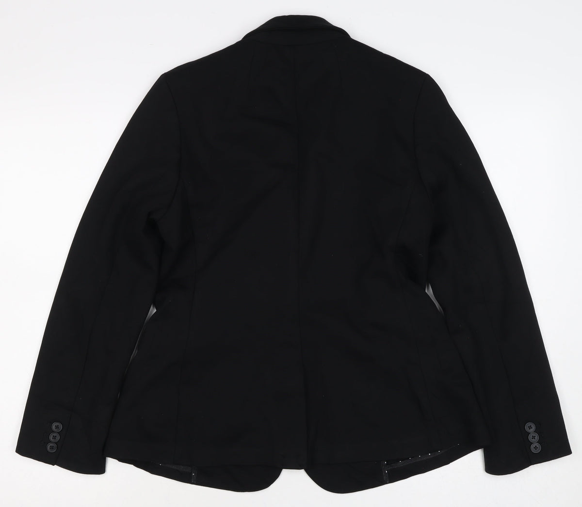 Old Navy Women’s Black M Single-Breasted Notch Lapel Blazer Jacket