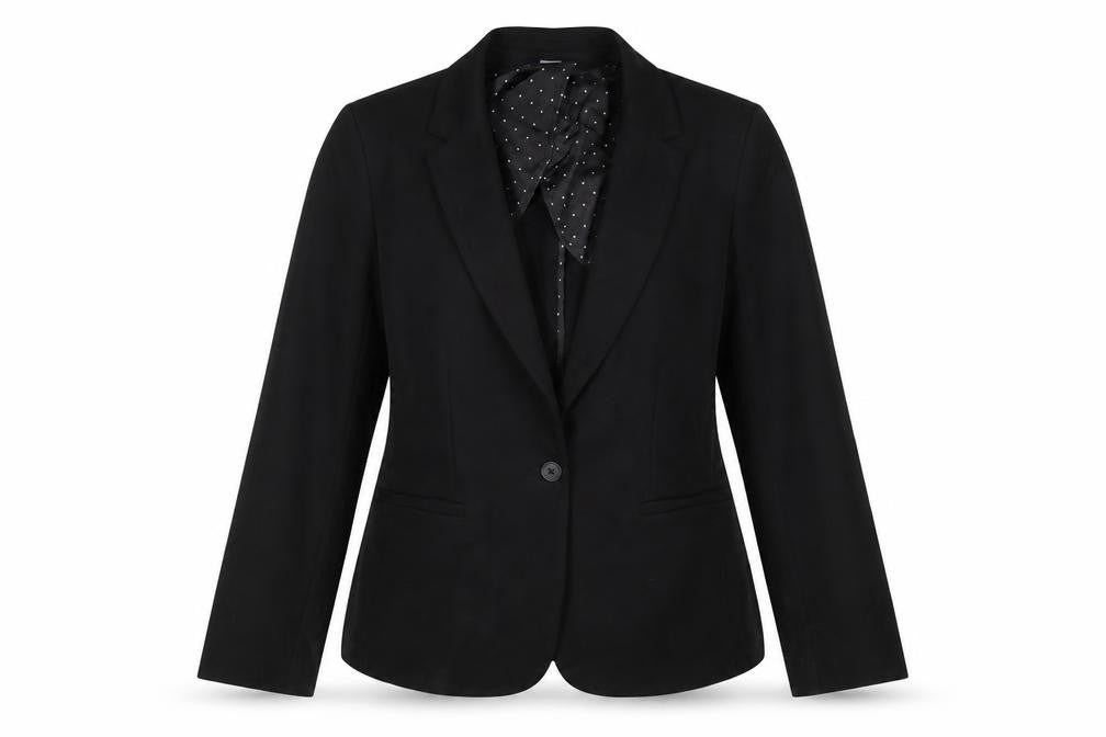 Old Navy Women’s Black M Single-Breasted Notch Lapel Blazer Jacket