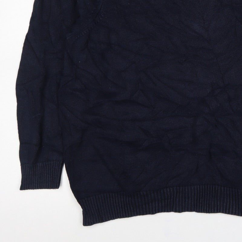 Maine New England Men’s Blue 2XL Cotton Crew Neck Pullover Jumper