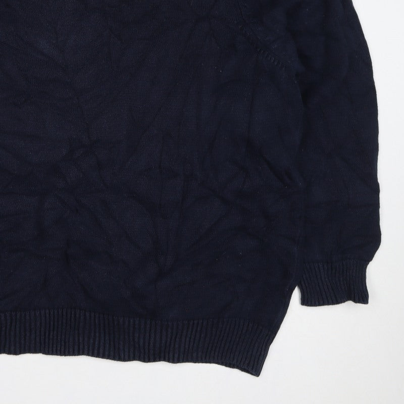 Maine New England Men’s Blue 2XL Cotton Crew Neck Pullover Jumper