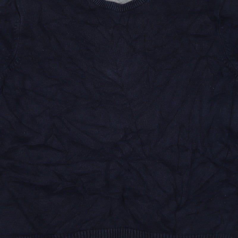 Maine New England Men’s Blue 2XL Cotton Crew Neck Pullover Jumper