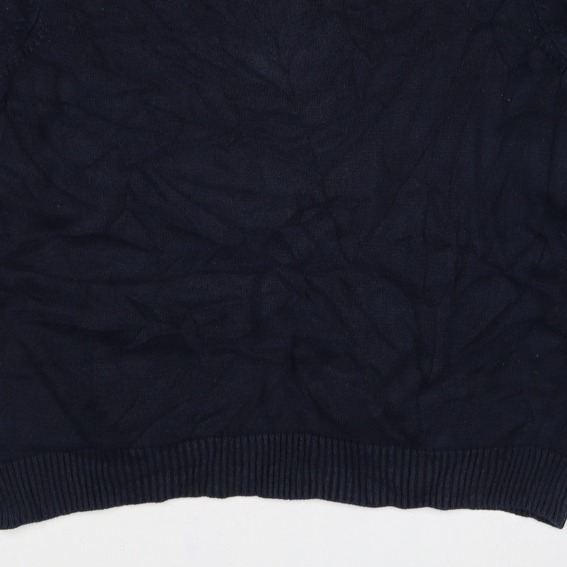 Maine New England Men’s Blue 2XL Cotton Crew Neck Pullover Jumper