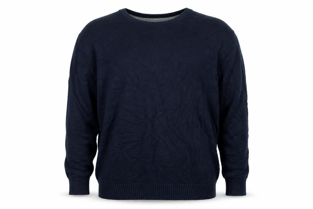 Maine New England Men’s Blue 2XL Cotton Crew Neck Pullover Jumper