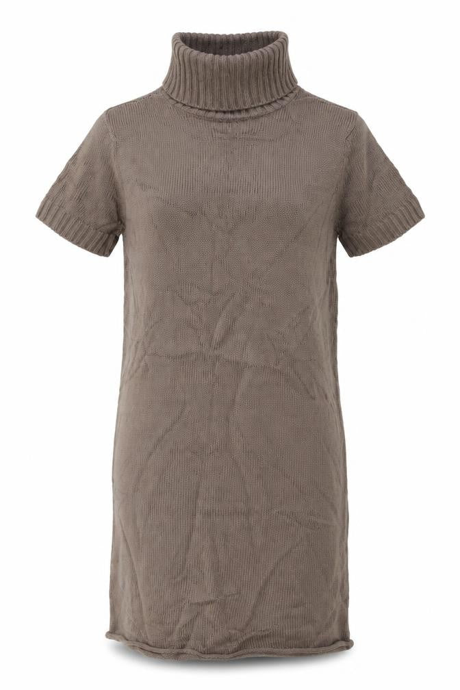 La Redoute Women Brown UK 16 Knee Length Roll Neck Jumper Dress