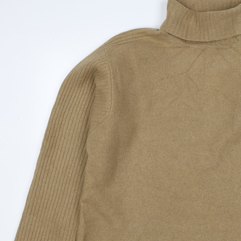Timberland Women’s Beige XL Lambswool Roll Neck Knit Jumper