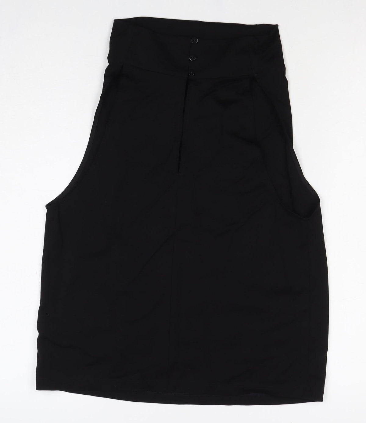 Autograph Women Black UK 10 Basic High Neck Sleeveless Stretch Bodysuit