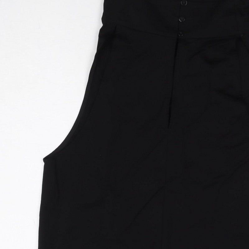 Autograph Women Black UK 10 Basic High Neck Sleeveless Stretch Bodysuit