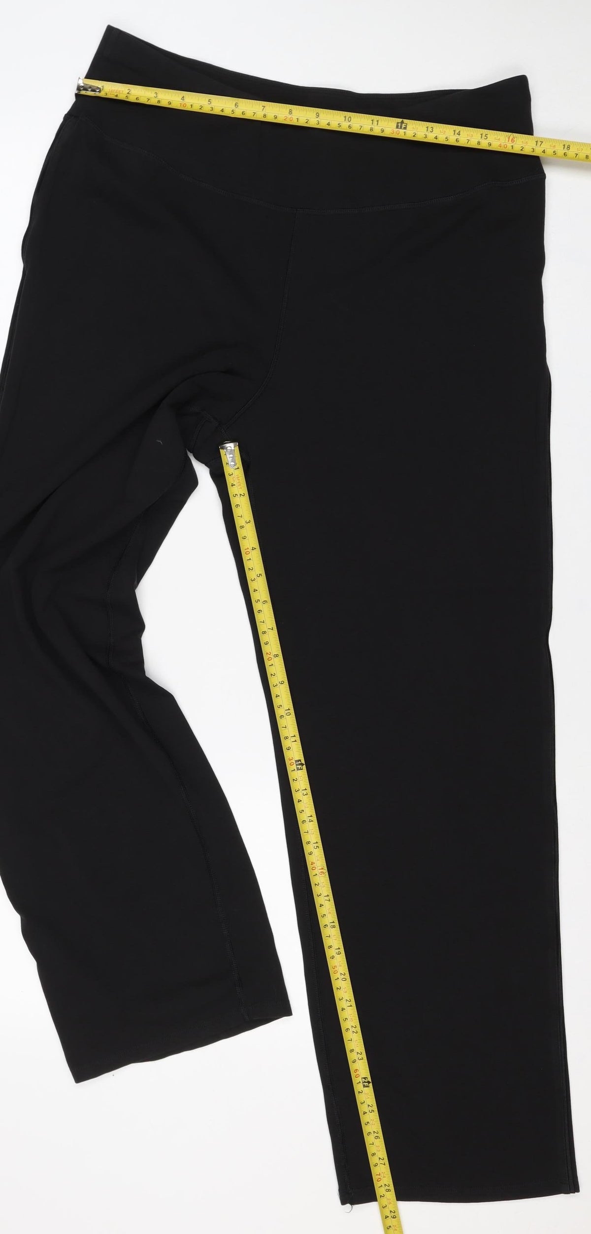 Marks & Spencer Goodmove Women Black UK 18 Stretch Gym Leggings