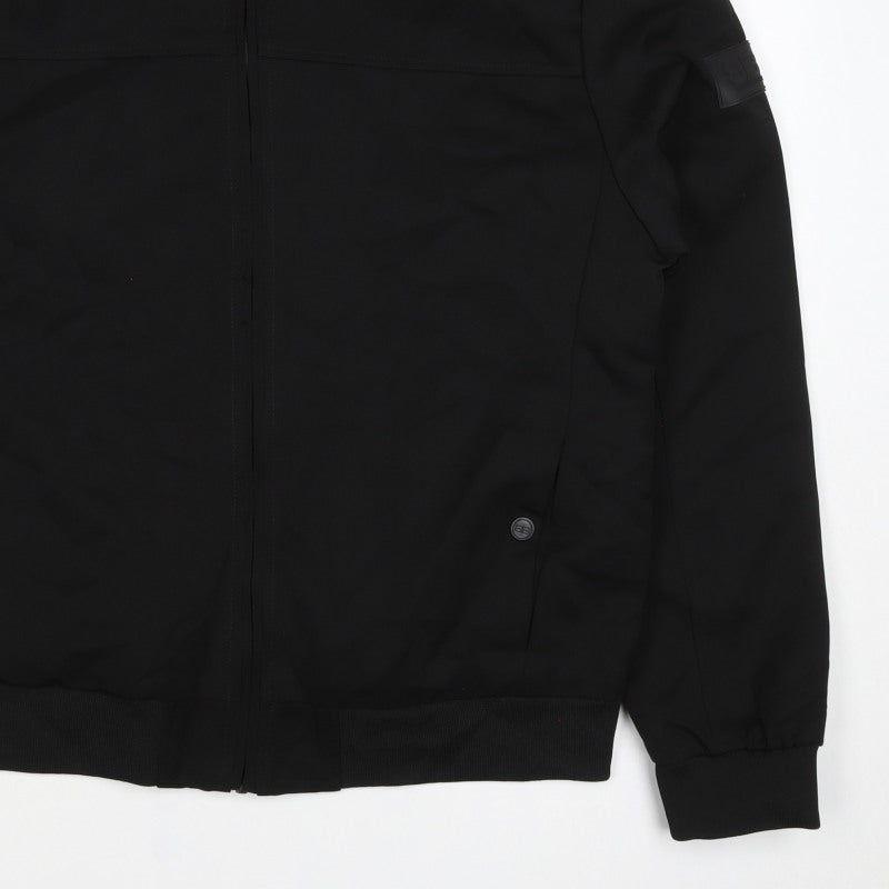 Benjamin Black Men's Black XL Bomber Jacket Full Zip Stand Collar
