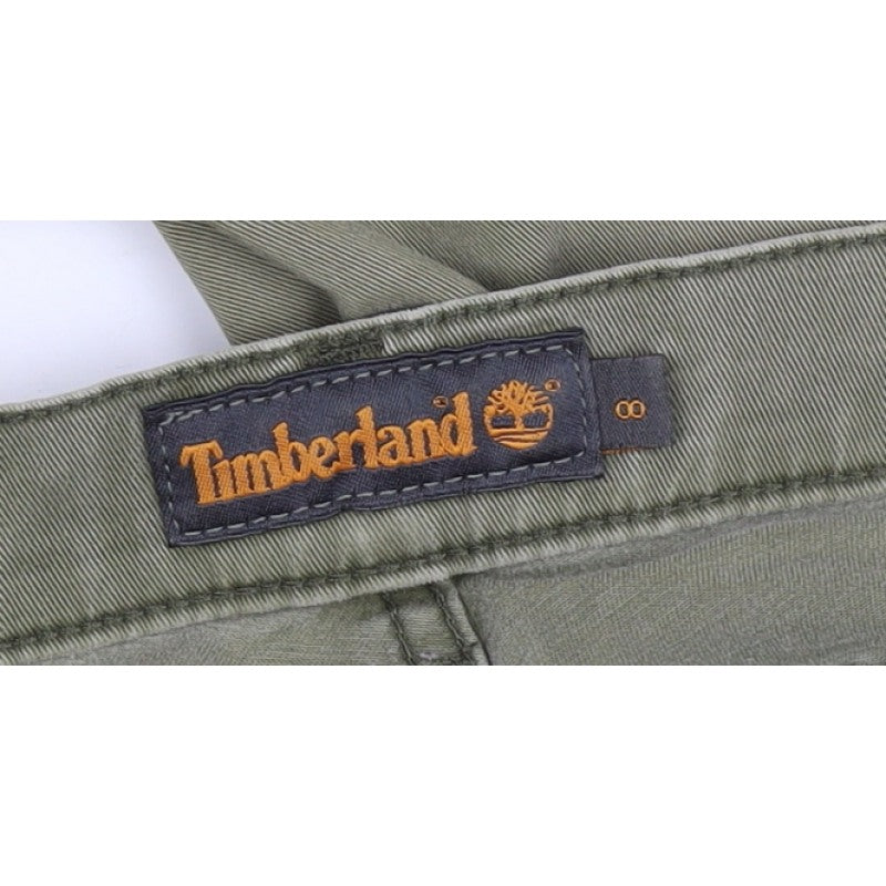 Timberland Women’s Green Bootcut Jeans Size 8 Logo 5 Pocket
