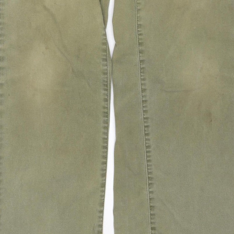 Timberland Women’s Green Bootcut Jeans Size 8 Logo 5 Pocket