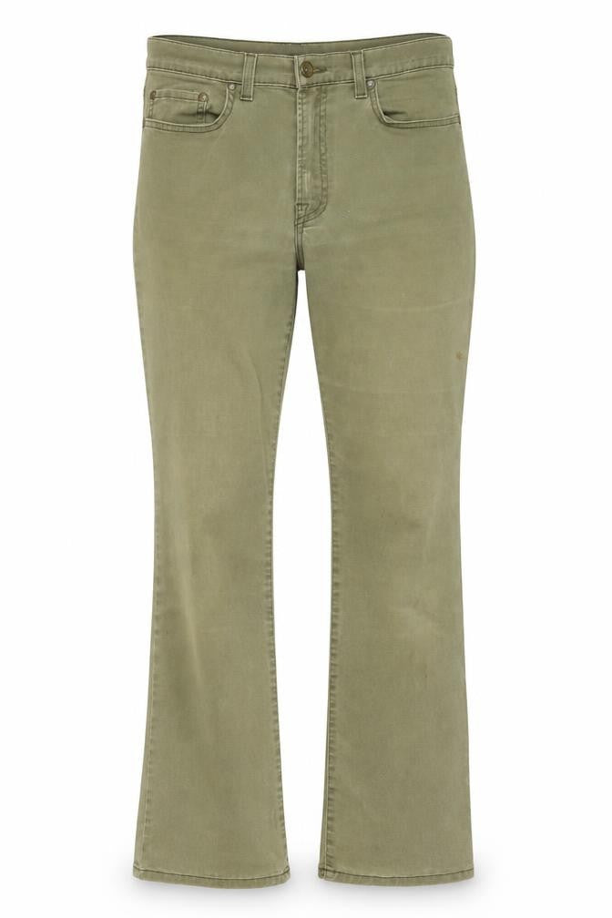 Timberland Women’s Green Bootcut Jeans Size 8 Logo 5 Pocket