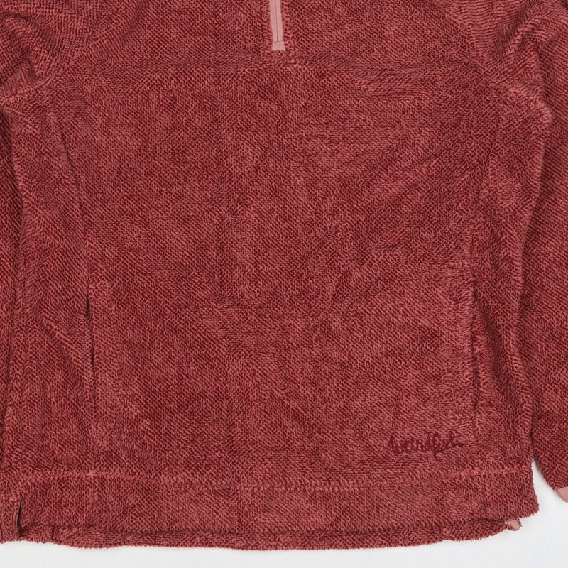 Weird Fish Women’s Pink Size 12 1/4 Zip Fleece Sweatshirt