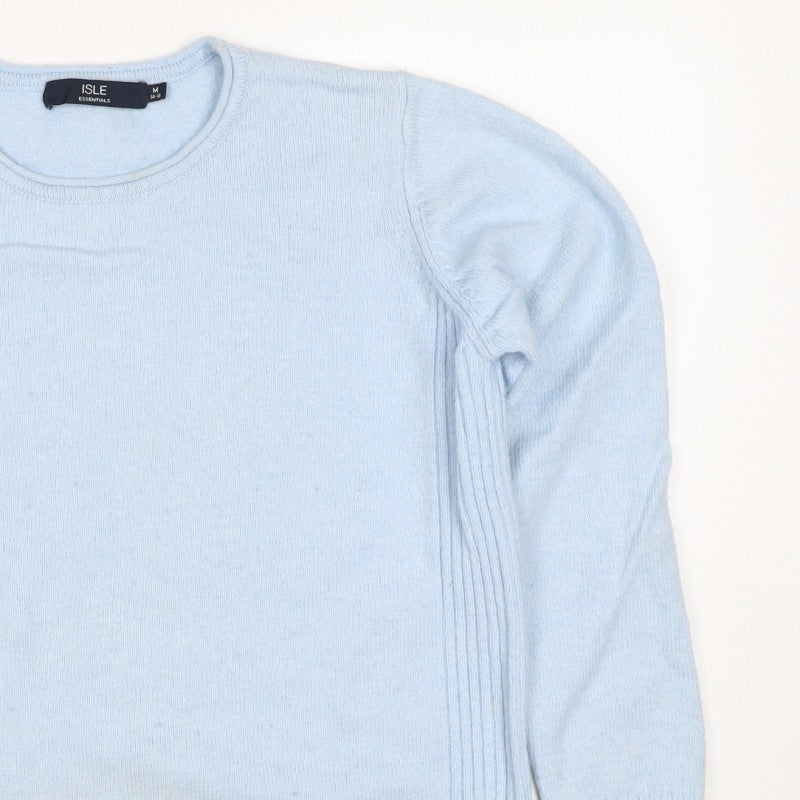 Isle Essentials Women’s Blue Size 14 Round Neck Knit Jumper