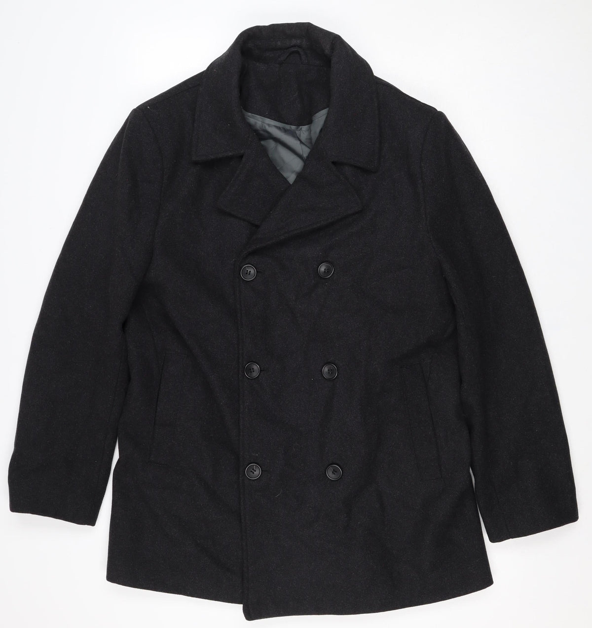The Lodge Debenhams Women’s Black L Wool Cashmere Pea Coat