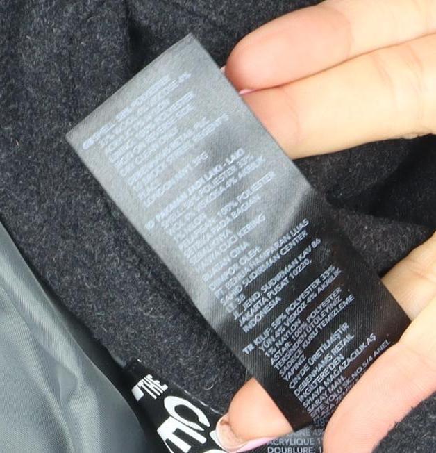 The Lodge Debenhams Women’s Black L Wool Cashmere Pea Coat