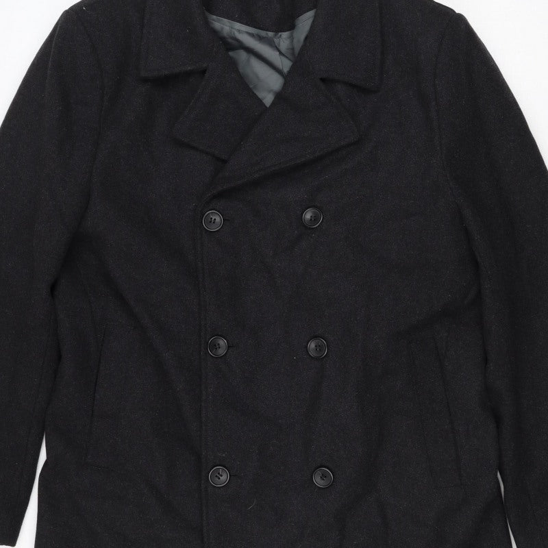 The Lodge Debenhams Women’s Black L Wool Cashmere Pea Coat