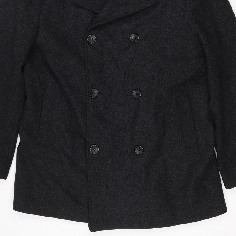 The Lodge Debenhams Women’s Black L Wool Cashmere Pea Coat