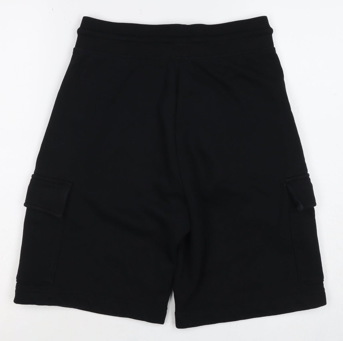 Lonsdale Men’s Black XS Cargo Sweat Shorts Drawstring Logo Pockets