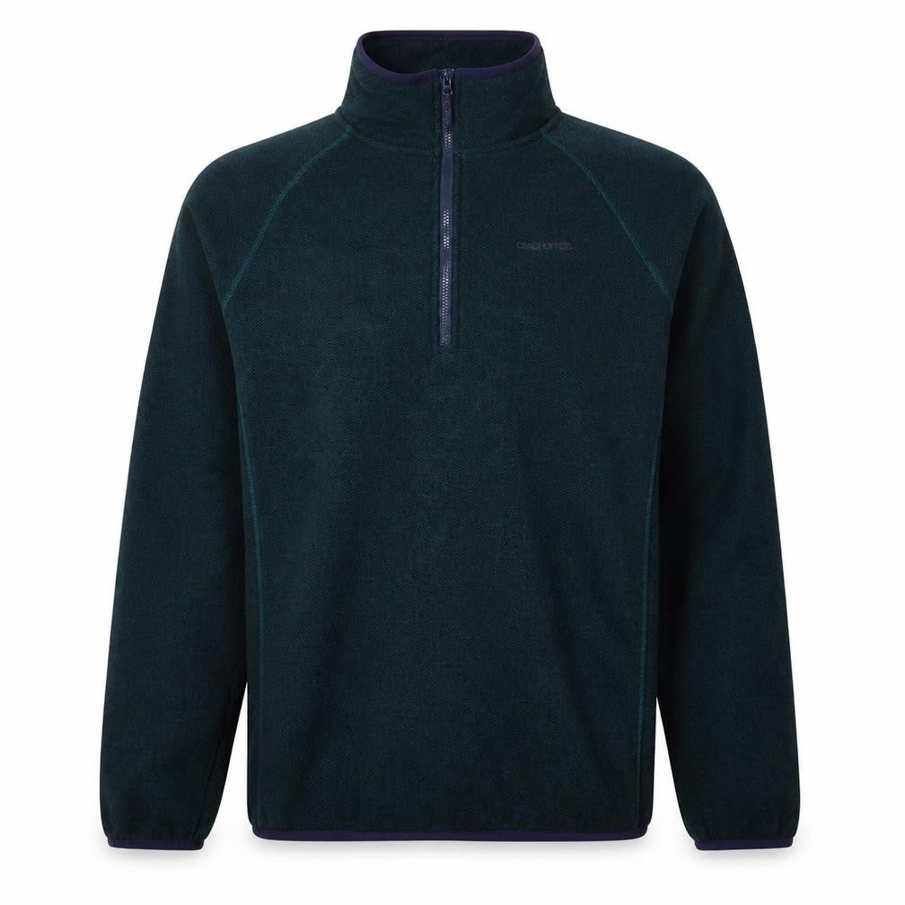 Craghoppers Men’s Green XL 1/4 Zip Fleece Outdoor Sweatshirt